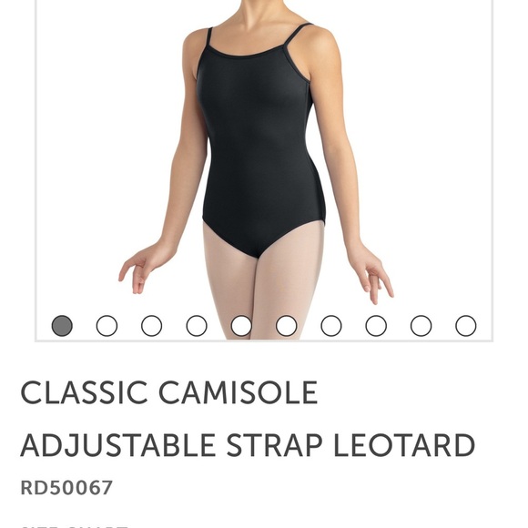 Revolution classic camisole Black classic leotard size MA - Picture 2 of 3